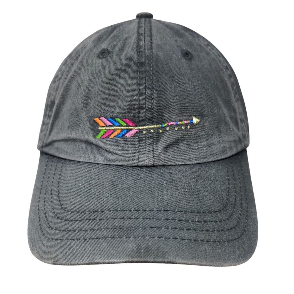 Arrow Follow Your Dreams Slideback Hat Gray One Size Embroidered Natural Life